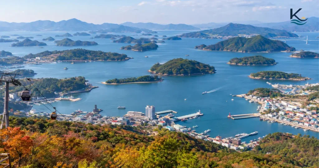 Tongyeong Harbor + Mireuksan Cable Car