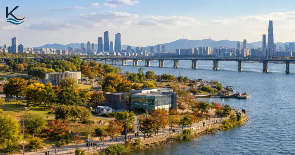 nudel island and han river
